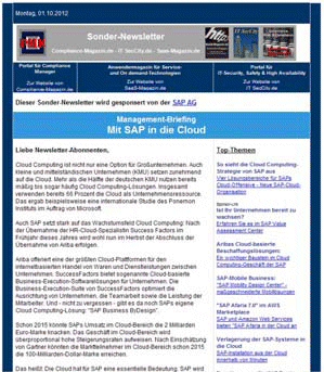 Sondernewsletter